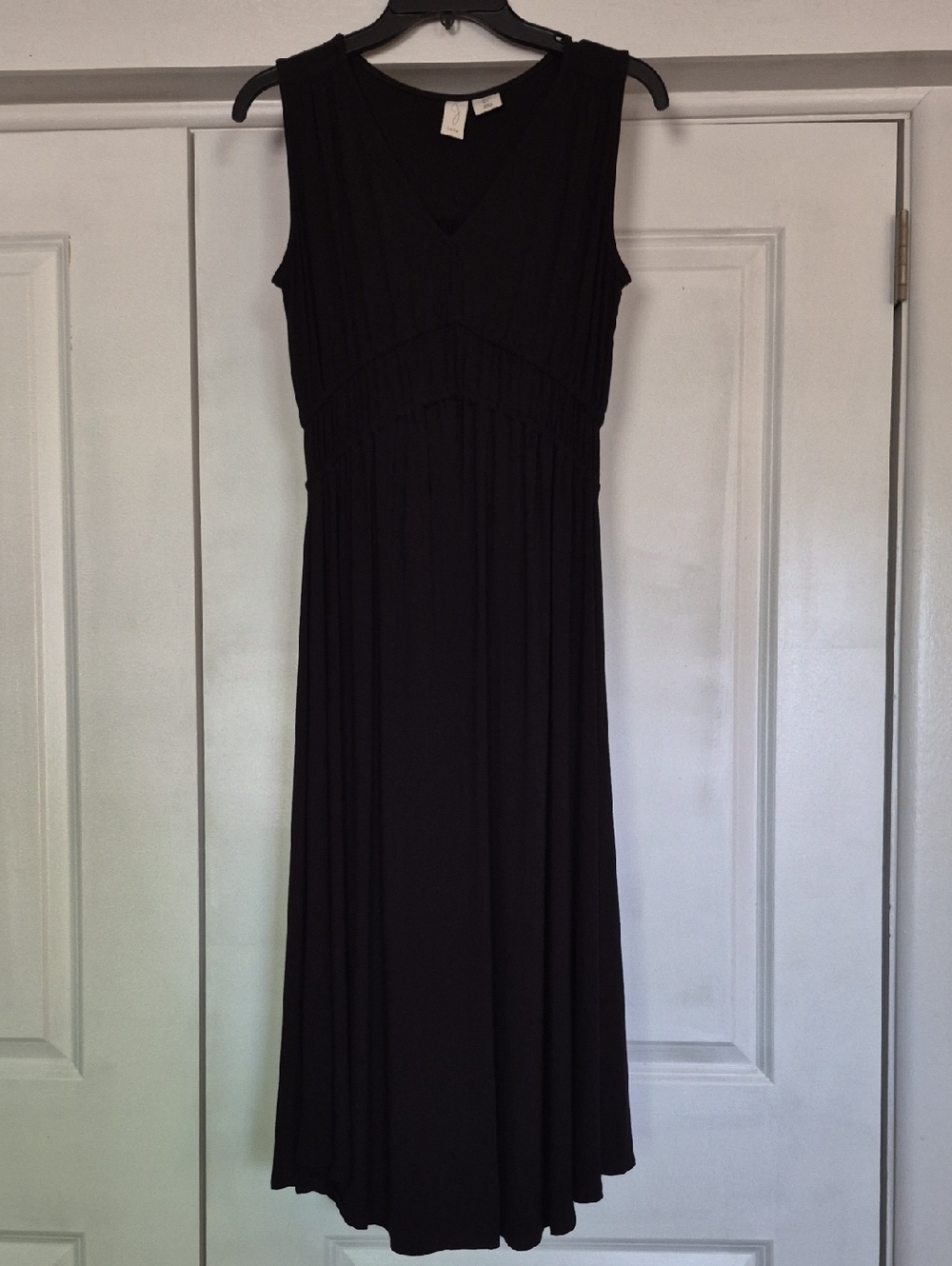 Joie Black Sleeveless V-Neck Maxi Dress